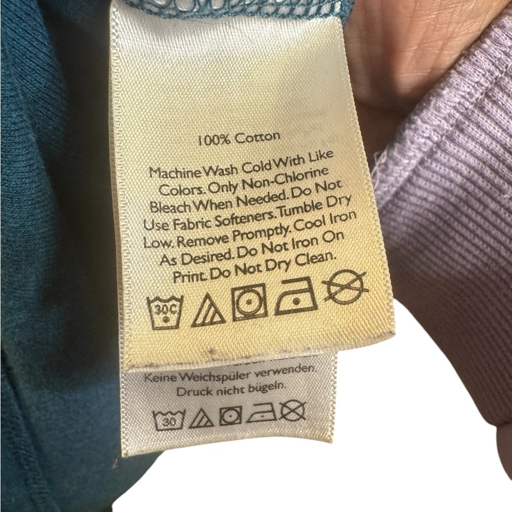 Eddie Bauer Short Sleeve Tee in Dark Teal Size XL - Picture 4 of 6